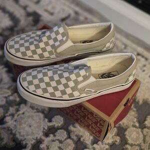 Vans Checkerboard Slip-On Sneakers